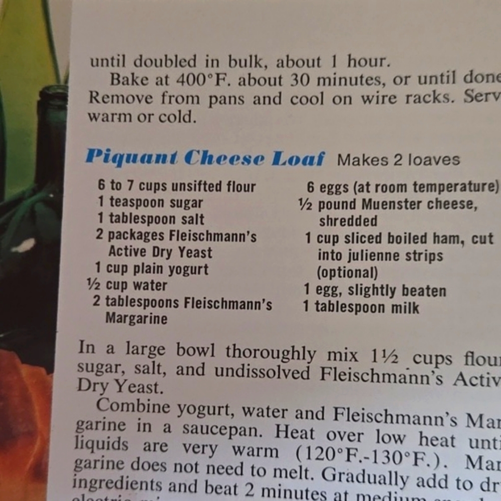 Fleischmann's 'Bake-It-Easy' Yeast Baking Pamphlet - Picture 5 of 9